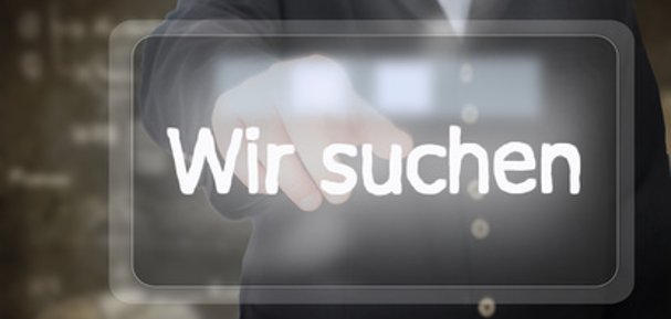 Touchscreen berühren - Wir suchen